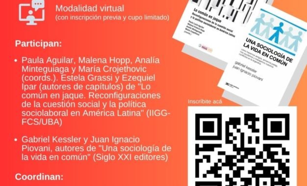 El martes 14 de abril, e 18 a 20h, 8º diálogo entre libros sobre políticas sociales.