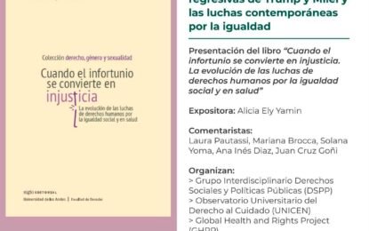 Lunes 13 de julio 16h en el Instituto Gioja: conversatorio «La salud como campo de disputa democrática: las agendas regresivas de Trump y Milei y las luchas contemporáneas por la igualdad»