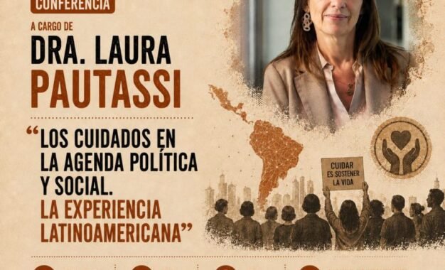 15 de septiembre, 18 h , conferencia «Los cuidados en la agenda política y social. La experiencia latinoamericana».
