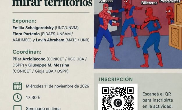 11 de noviembre, segundo encuentro del Ciclo «Vivir en deuda».